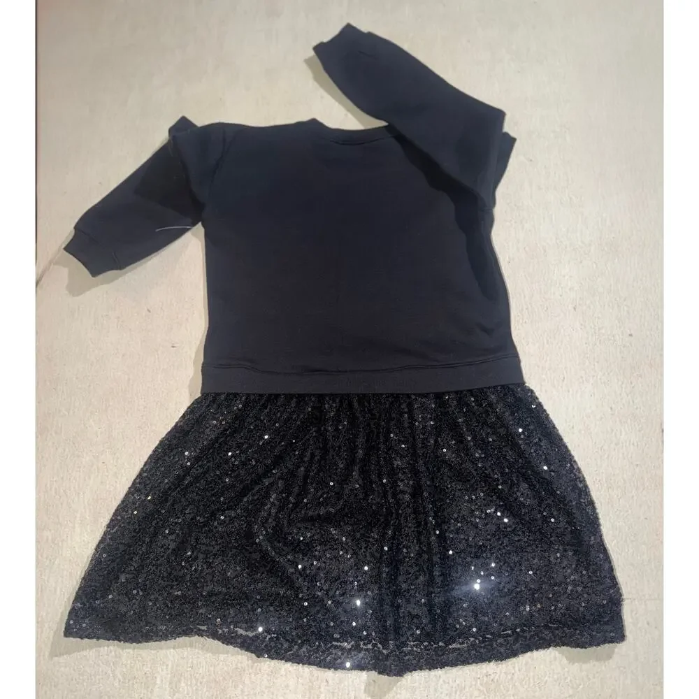 Hello kitty the children place girls sweater dress sequins dress